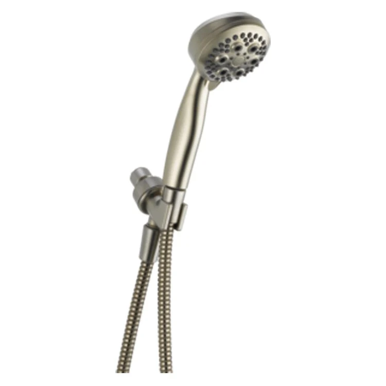 Handshower Set Universal Showering Components Premium Brilliance Stainless 5 Function WaterSense 1.75 Gallons per Minute Adjustable Shower Arm Mount - Frankwebs