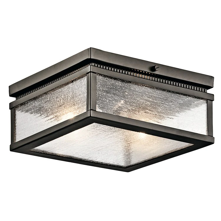 Manningham Two-Light Outdoor Flush Mount Ceiling Fixture - Frankwebs