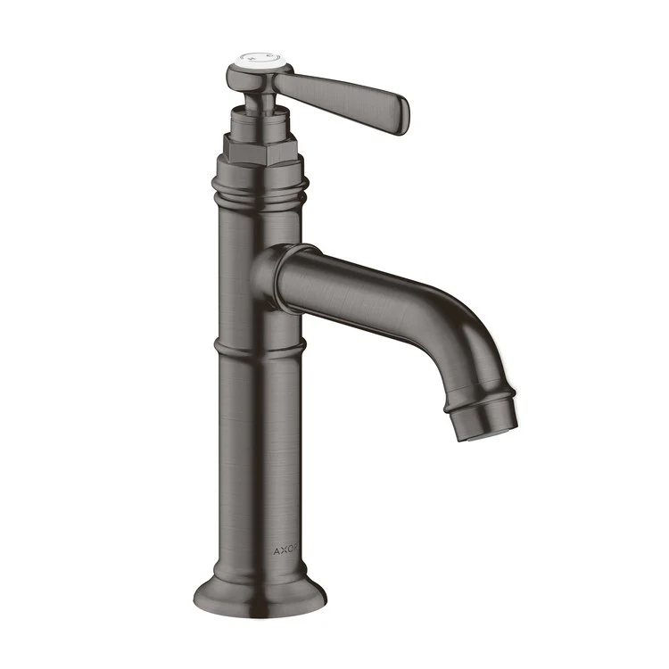 Lavatory Faucet Montreux 1 Lever ADA Brushed Black Chrome 1.2 Gallons per Minute Rigid Less Drain 1 Hole 3-7/8 Inch - Frankwebs