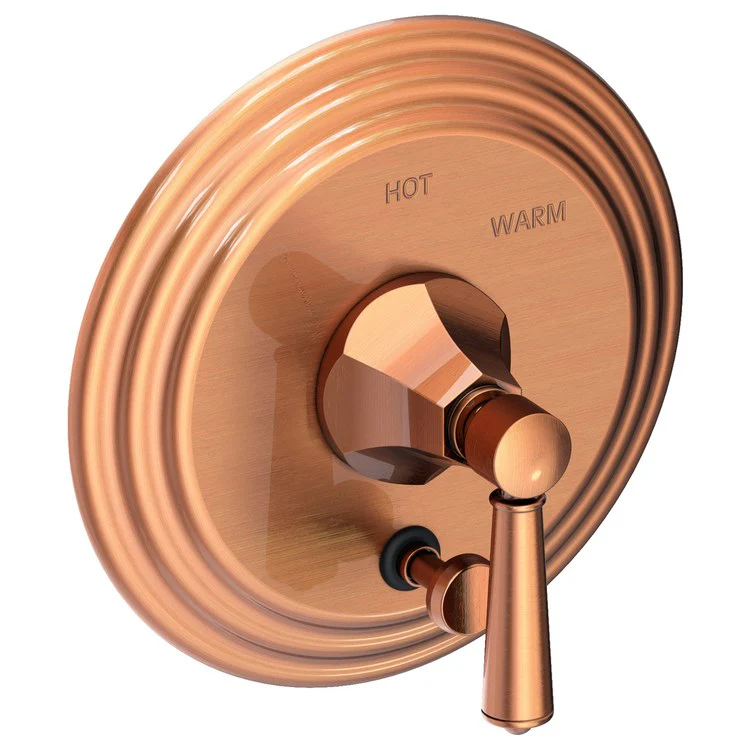 Metropole Pressure Balance Tub/Shower Valve Trim Only with Lever Handle - Midnight Chrome - Frankwebs