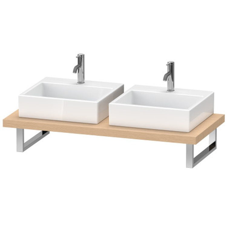 Lavatory Console L-Cube Linen Double Basin 31-1/2 x 21-5/8 Inch 1-3/4 Inch - Frankwebs