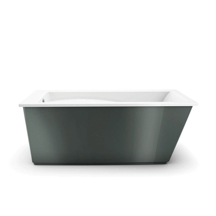 Freestanding Tub Optik 60 x 32 Inch Sterling Silver End Rectangular - Frankwebs