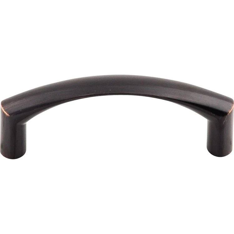 Pull Nouveau Griggs D Handle Flat Black Zinc Alloy 3 Inch 3-3/8x3/4x1-1/5 Inch - Frankwebs