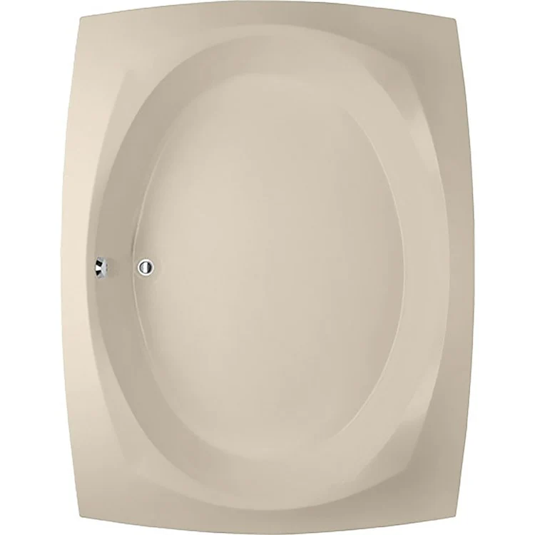 Soaking Tub Designer Collection Largo 82 x 64 Inch Drop-In Tub Only Side Center White Gelcoat - Frankwebs