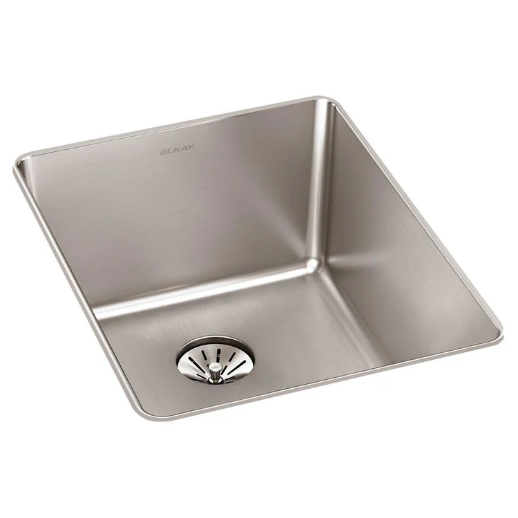 Kitchen Sink Lustertone Iconix 16.5 x 20.5 Inch Single Bowl with Perfect Drain Luminous Satin Undermount - Frankwebs