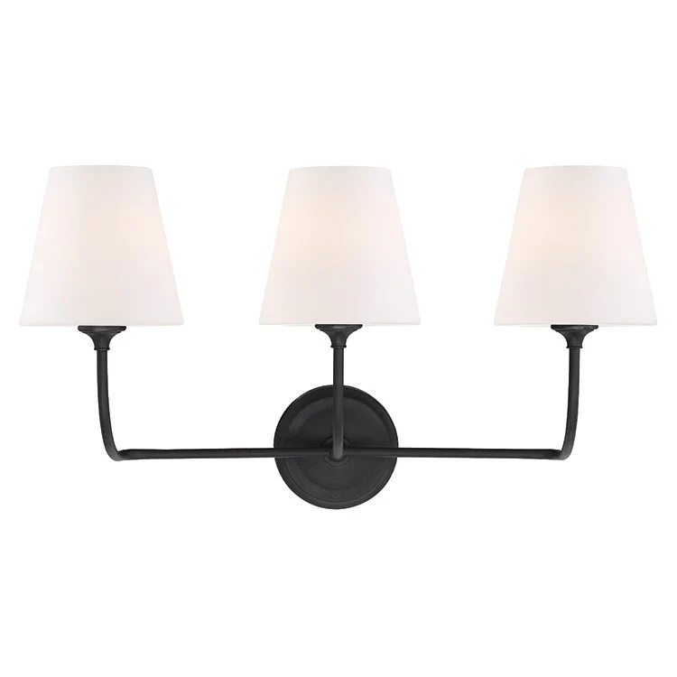 Sylvan Three-Light Bathroom Vanity Fixture - Frankwebs