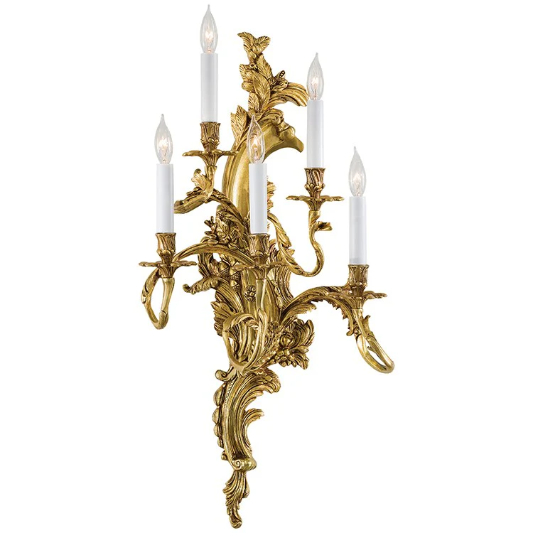 Family Collection Five-Light Right-Side Wall Sconce - Frankwebs