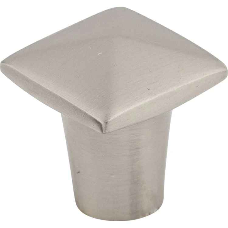 Knob Aspen II Square Brushed Satin Nickel Bronze 7/8 x 7/8 x 1-1/8 Inch 1-1/8 Inch - Frankwebs