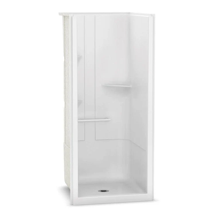 Shower Module Allia 36 x 36-1/2 x 79 Inch Acrylic White 1 Piece No Seat - Frankwebs