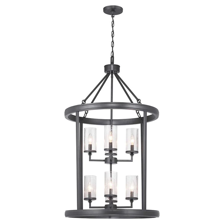 Gresham Eight-Light Two-Tier Foyer Pendant - Frankwebs