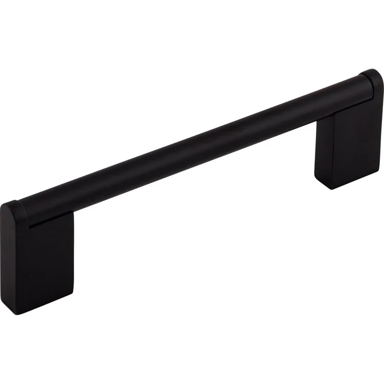 Pull Bar Pulls Princetonian Flat Black Steel 5 Inch 5-4/5x3/8x1-1/2 Inch - Frankwebs