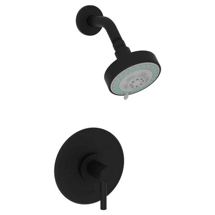 Shower Trim East Linear Pressure Balanced 1 Lever Satin Brass PVD ADA 1.8 Gallons per Minute 1 Function - Frankwebs