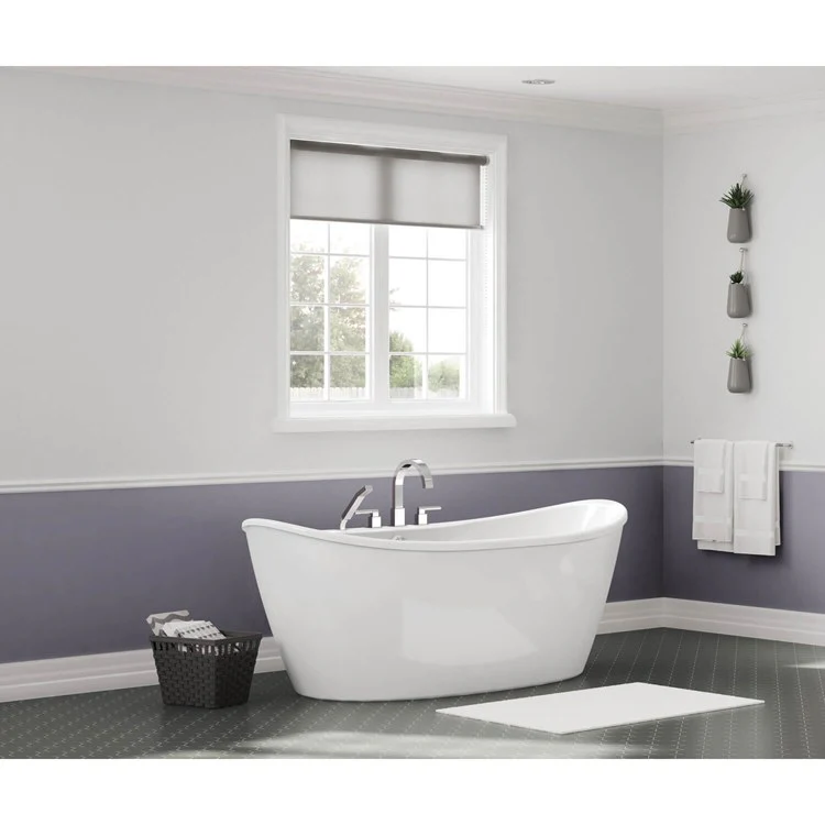 Freestanding Tub Delsia 66 x 36 Inch White Center Oval - Frankwebs