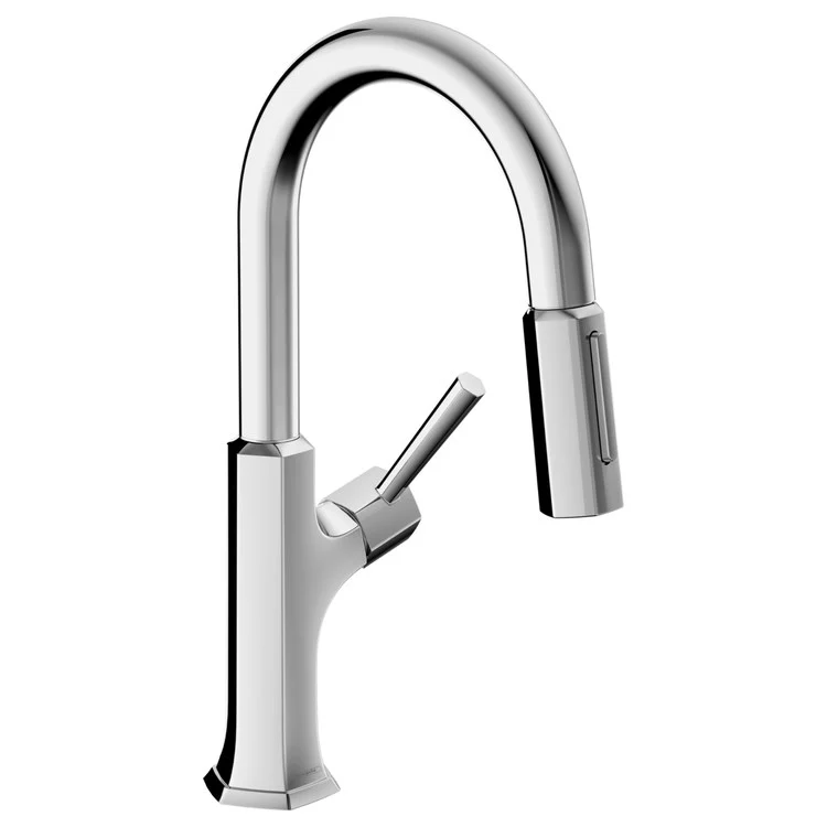 Kitchen Faucet Locarno Prep 1 Lever ADA Chrome Pull Down 2 Function 150 Degree Swivel 1.75 Gallons per Minute - Frankwebs