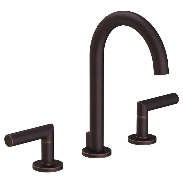 Lavatory Faucet Pavani Widespread 8 to 20 Inch Spread 2 Lever ADA Midnight Chrome 1.2 Gallons per Minute Brass Spout Height 6-1/8 Inch - Frankwebs