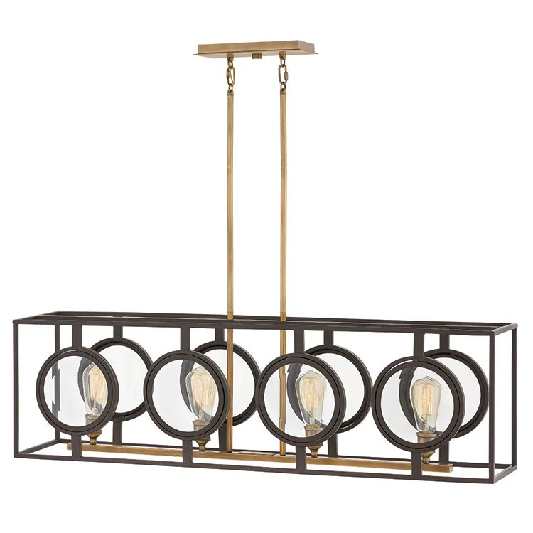 Fulham Four-Light Linear Chandelier - Frankwebs
