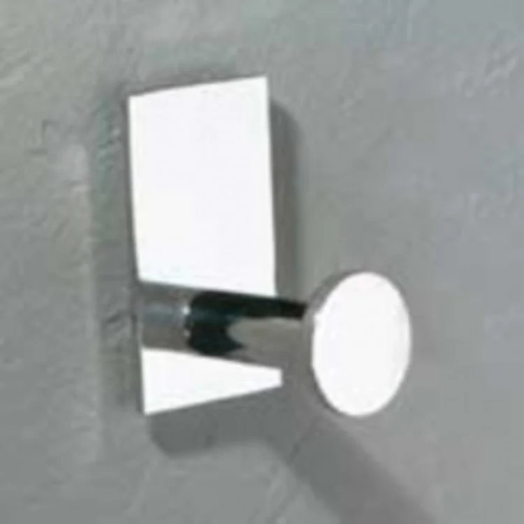 Robe Hook Surface Single Satin Nickel 3-9/16 Inch 2-5/16 Inch Wall Mount Brass - Frankwebs