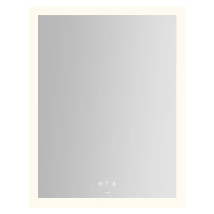 Bathroom Mirror Instinct with Perimeter Lighting Rectangular 24 x 30 Inch Wall Mount - Frankwebs