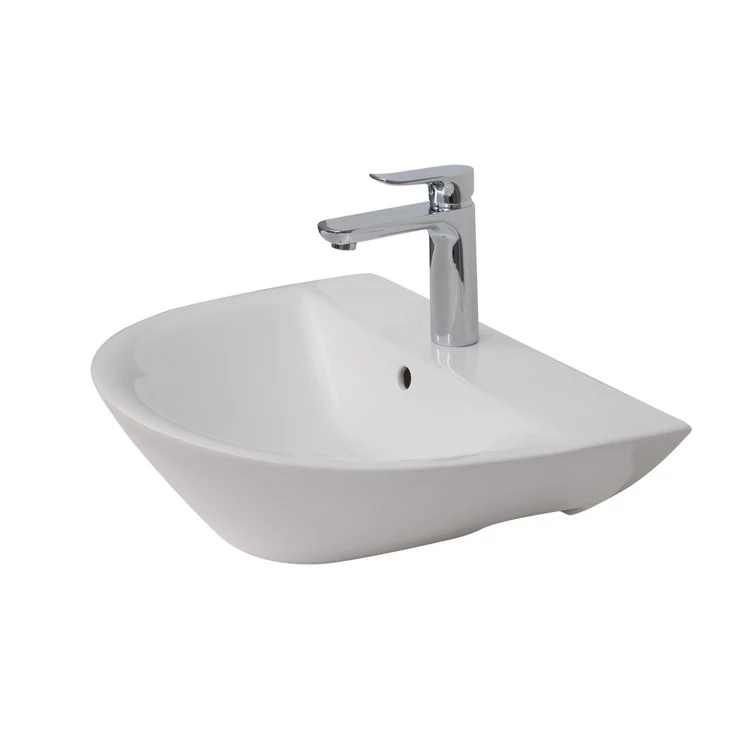 Lavatory Sink Morning 550 Wall Hung 16-7/8 Inch White - Frankwebs