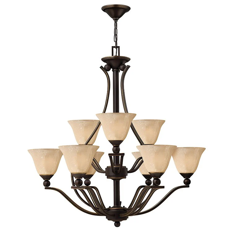 Bolla Nine-Light Two-Tier Chandelier - Frankwebs