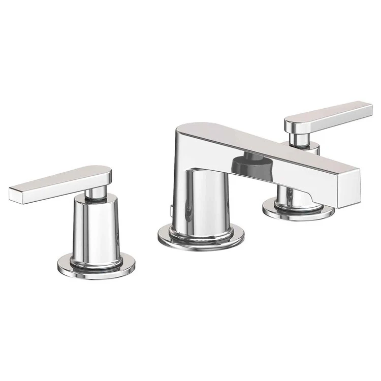 Lavatory Faucet Dorrance Widespread 8 to 20 Inch Spread 2 Lever ADA Midnight Chrome 1.2 Gallons per Minute Brass Spout Height 2-5/16 Inch - Frankwebs