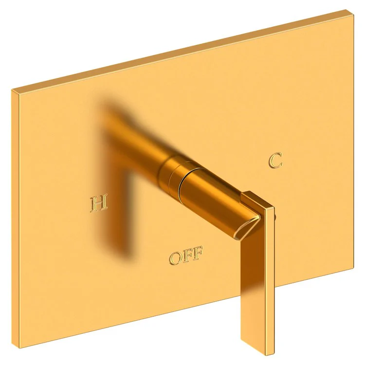 Pressure Balance Valve Trim Metro Rectangle 1 Lever Antique Nickel ADA Depth 3-1/2 Inch - Frankwebs