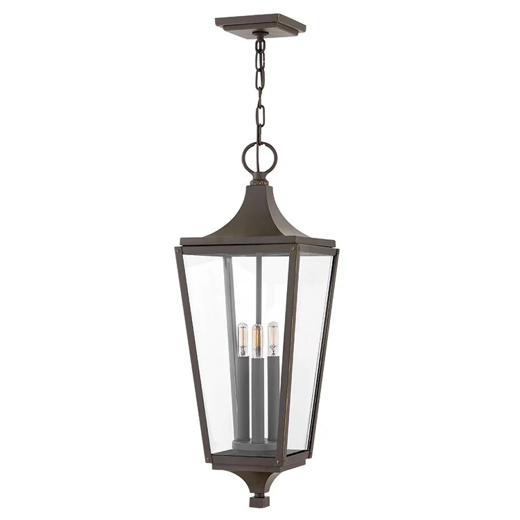 Jaymes Three-Light Outdoor Hanging Lantern - Frankwebs