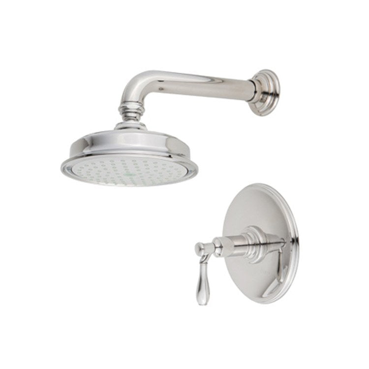 Ithaca Pressure Balance Shower Trim with Lever Handle - Polished Brass Uncoated - Frankwebs