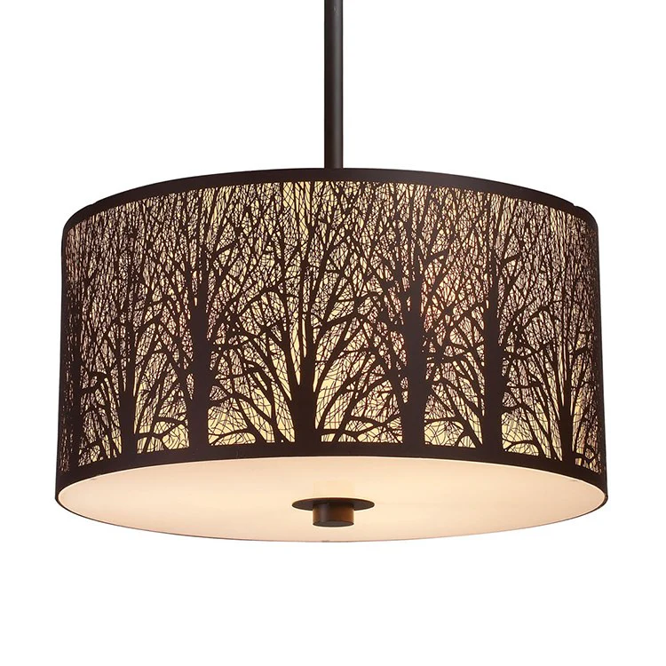 Woodland Sunrise Three-Light LED Pendant - Frankwebs