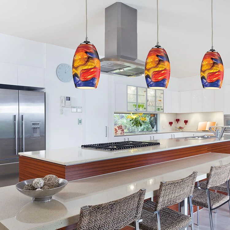 Surrealist Single-Light Pendant with Recessed Light Kit - Frankwebs