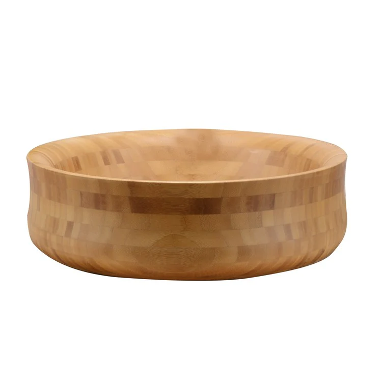 Lavatory Sink Grenada 16-1/2 Inch Round Bamboo - Frankwebs