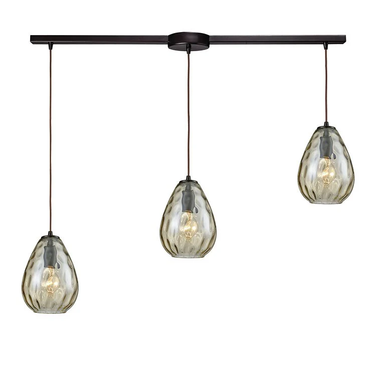 Lagoon Three-Light Linear Pendant - Frankwebs
