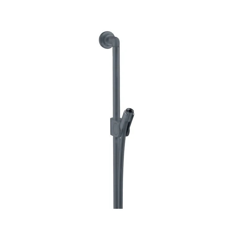 Slide Bar Citterio with Adjustable Handshower Holder & 63 Inch Hose 36H Inch Brushed Gold Optic Brass Wall Mount - Frankwebs