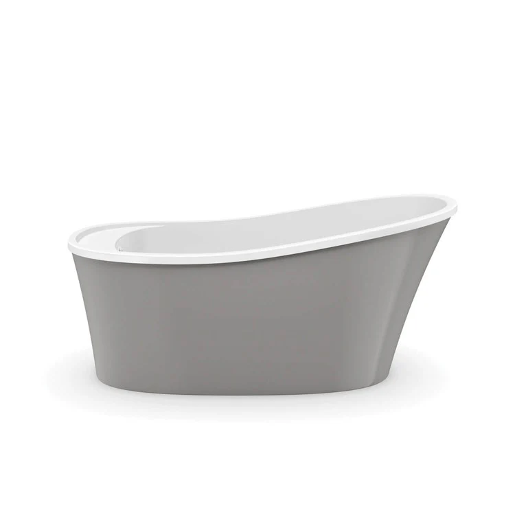 Freestanding Tub Ariosa 60 x 32 Inch End White Oval - Frankwebs