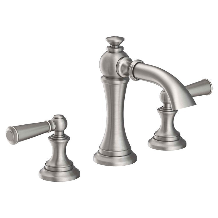 Lavatory Faucet Sutton Widespread 8 to 20 Inch Spread 2 Lever ADA White 1.2 Gallons per Minute Brass Spout Height 4-1/8 Inch - Frankwebs