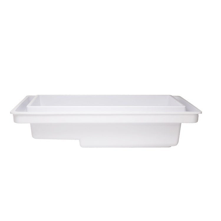 Air Tub Metro Collection Auburn Drop-In Almond Rectangle Hydroluxe SS 80 x 43 x 20 Inch - Frankwebs