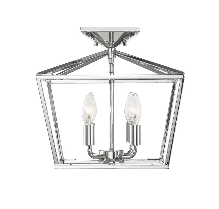 Townsend Four-Light Semi-Flush Mount Ceiling Fixture - Frankwebs