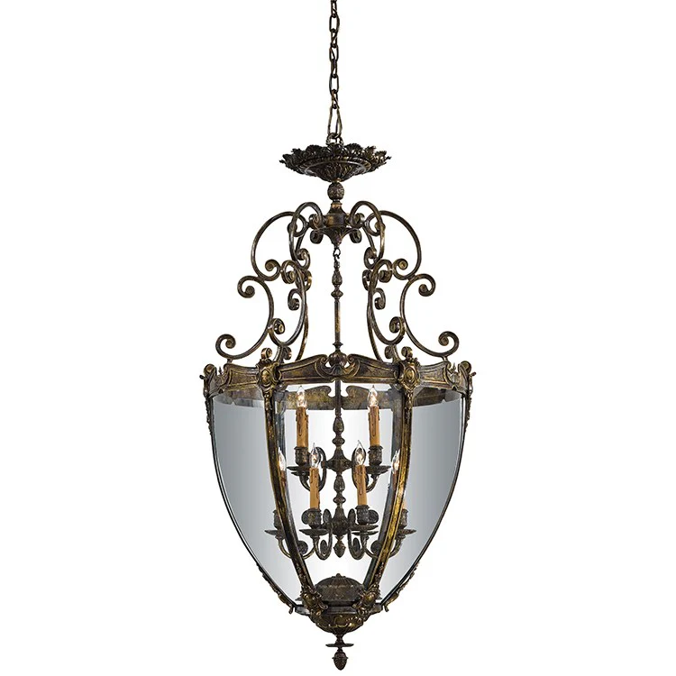 Family Collection Twelve-Light Two-Tier Foyer Pendant - Frankwebs