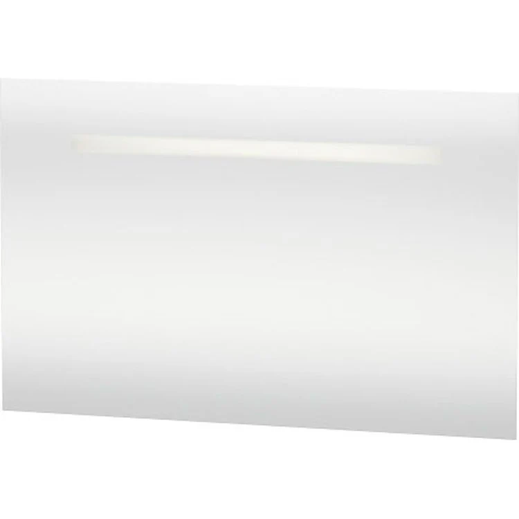 Mirror Ketho 47-1/4 x 29-1/2 Inch White Aluminum with Lighting Rectangle - Frankwebs