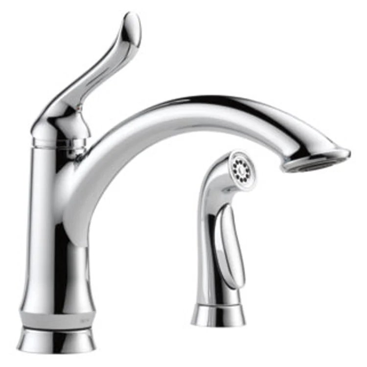 Linden Single Handle Kitchen Faucet with Side Sprayer - Frankwebs