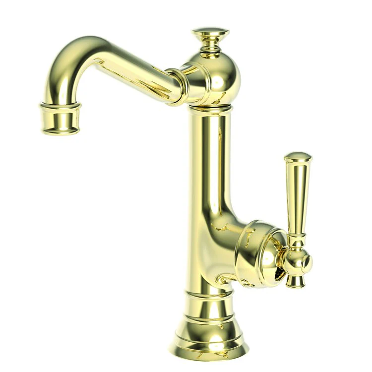 Bar Faucet Jacobean 1 Lever ADA Antique Copper Rotating Brass Spout Height 7-3/4 Inch 1.8 Gallons per Minute - Frankwebs