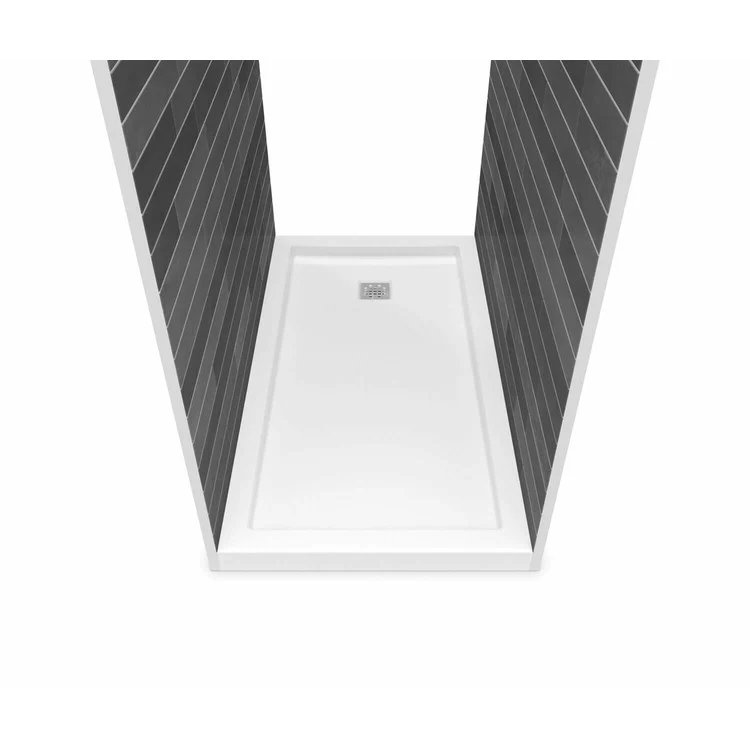 Shower Base B3 Tunnel Square Drain White 60 x 36 Inch Acrylic - Frankwebs
