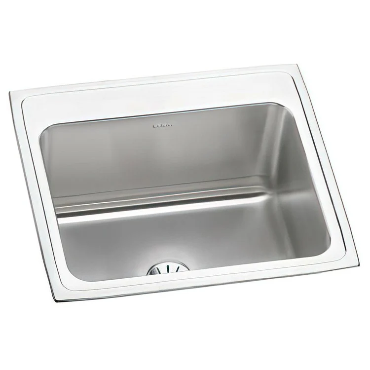 Kitchen Sink Lustertone Classic 25 x 22 Inch Single Bowl with Perfect Drain Lustrous Satin Drop-In - Frankwebs