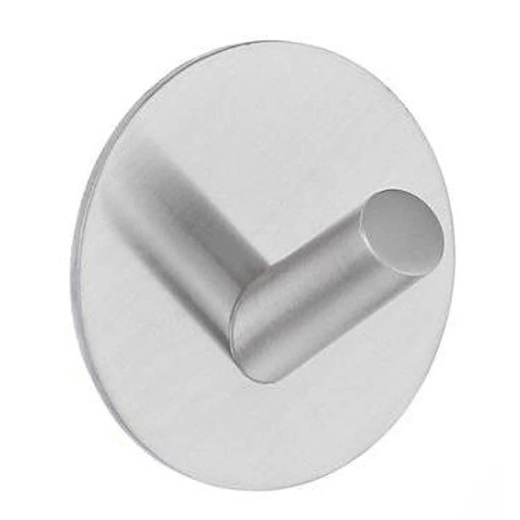 Hook Design Single Brushed Stainless Steel 1-7/8 x 1-7/8 x 1-1/4 Inch 1-1/4 Inch Wall Mount - Frankwebs
