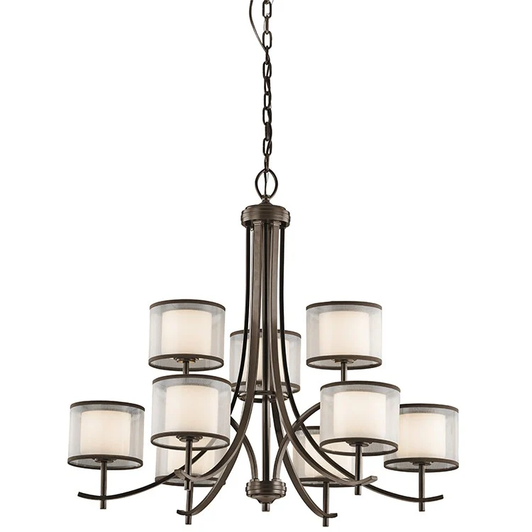Tallie Nine-Light Two-Tier Chandelier - Frankwebs