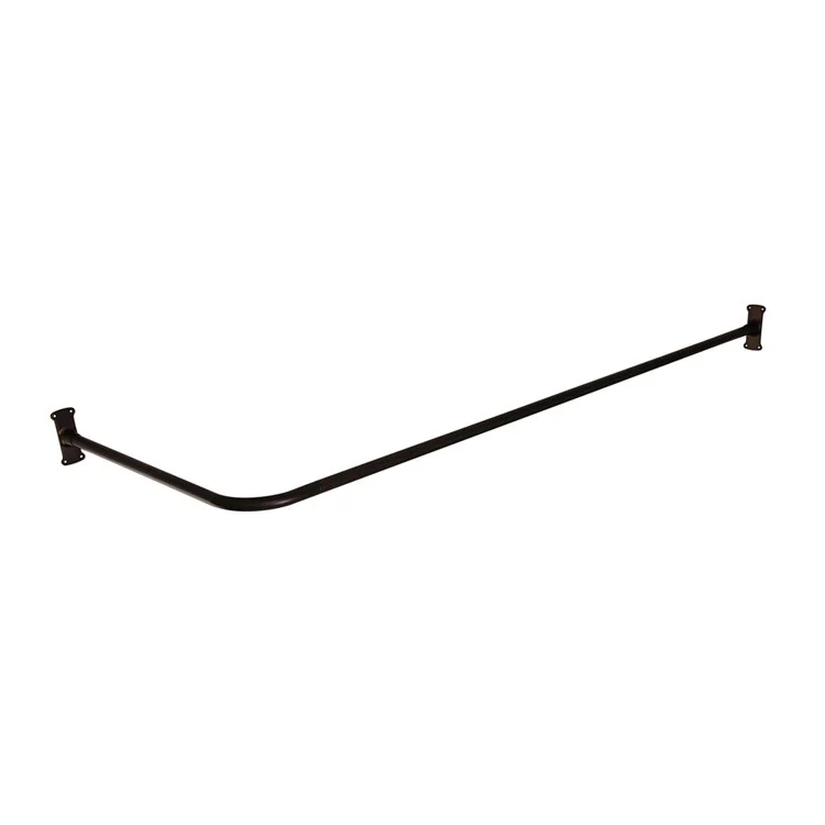 Shower Rod Corner Polished Chrome 72 x 48 Inch Brass - Frankwebs
