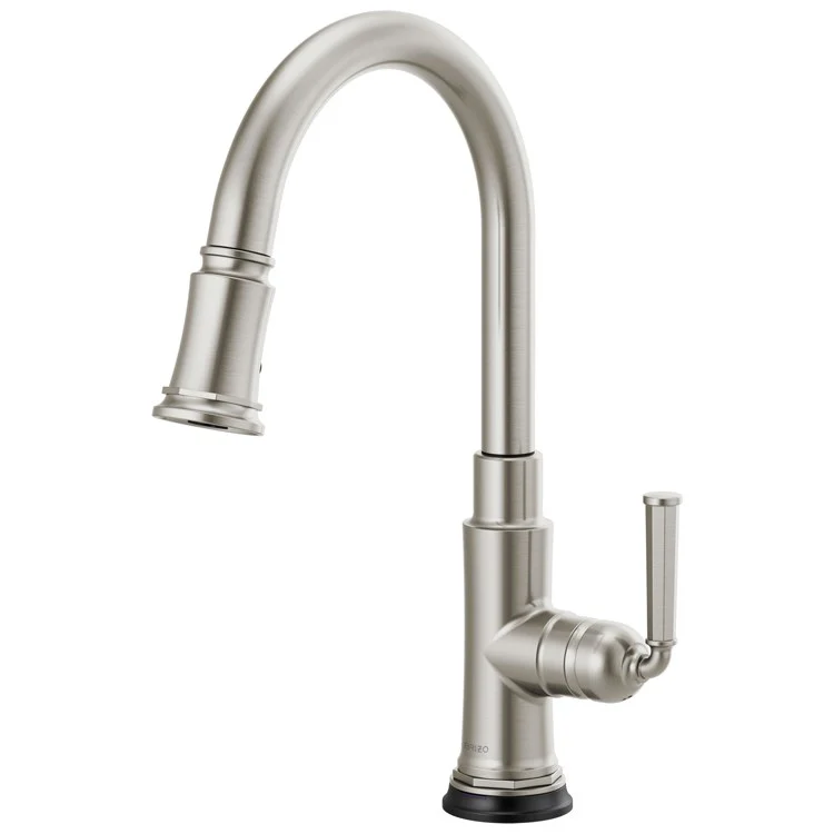 Kitchen Faucet Rook SmartTouch Pull Down 1 Lever ADA Brilliance Luxe Gold 1.8 Gallons per Minute - Frankwebs