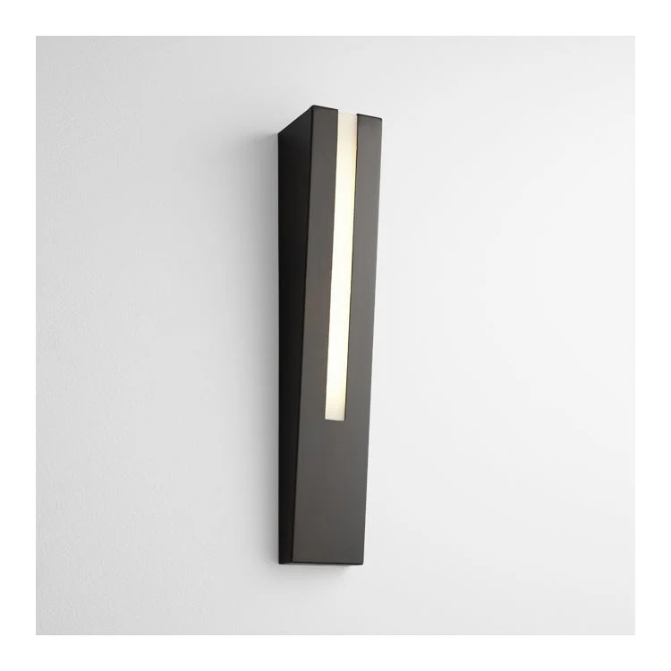 Karme Single-Light LED Wall Sconce - Oiled Bronze - Frankwebs