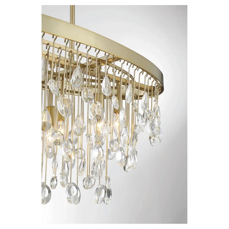 Livorno Eight-Light Linear Chandelier - Frankwebs