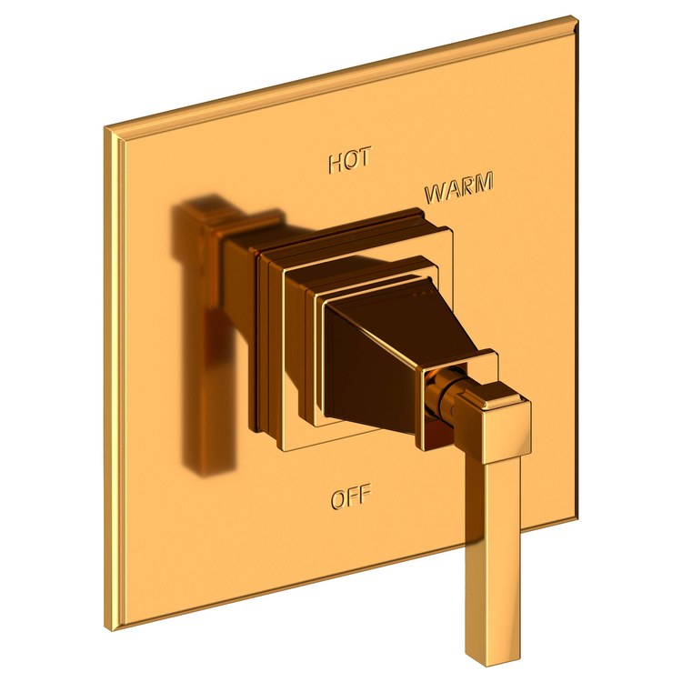 Pressure Balance Valve Trim Malvina Square 1 Lever Venetian Bronze ADA Depth 4 Inch - Frankwebs